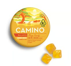 Kiva Camino Gummies Mango Serenity CBD 1:1