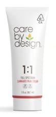 Care By Design 1:1 Full Spectrum CBD Joint and Muscle Cream - 3oz