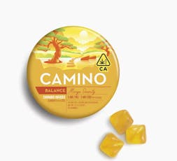 Kiva Camino Gummies Mango Serenity CBD 1:1