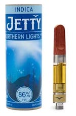Jetty Extracts - High THC - Northern Lights #5 - Vape Cart - 1.0g