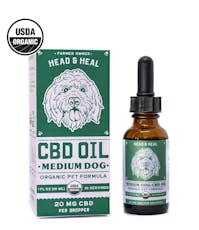 Medium Dog CBD Oil 600mg | Head & Heal