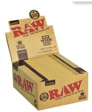 Classic King Size Wide Rolling Papers | RAW
