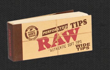 RAW | Perforated Wide Tips | 50pk