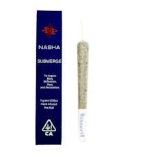 Nasha Hash Infused Preroll 1g Submerge MVP23 x Strawberry Banana