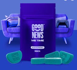 Good News Me Time Blue Raspberry 20pk 100mg Gummies (V)