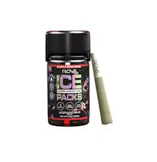 Rove Ice Packs Acapulco Gold 0.5g 5pk Rosin, Diamond & Hash Infused Prerolls
