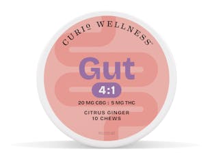 Curio | Edible | Chews - Gut - Citrus Comfort | 400mg CBG:100mg THC