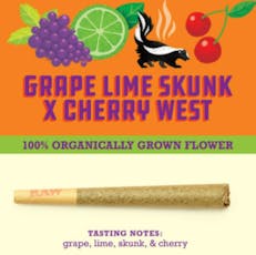 Paper Crane Grape Lime Skunk x Cherry West 1g Preroll