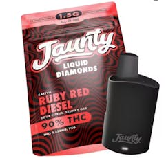Jaunty | Ruby Red Diesel | Liquid Diamonds | Hybrid | AIO | 1.5g
