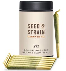 Seed & Strain 7pk Prerolls 3.5g Sun Cake