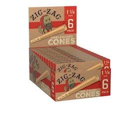Zig Zag Unbleached Cones 1 1/4