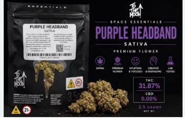 PURPLE HEADBAND FLOWER - TO THE MOON - 3.5g