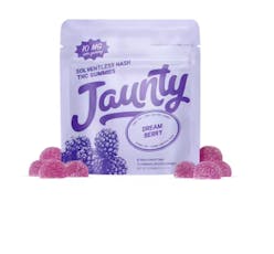 DREAMBERRY SOLVENTLESS HASH 10PK GUMMIES - JAUNTY - 100mg