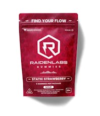 Raiden Labs- Static Strawberry (50mg/250mg- THC/CBG)