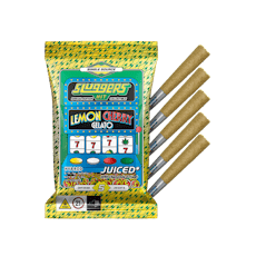 Sluggers | Juiced | Lemon Cherry Gelato | Infused Preroll 5 Pack | 3.5g