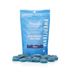 SMOKIEZ - BLUE RASPBERRY INDICA 1000MG