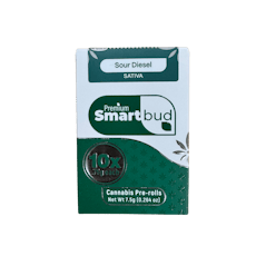 Smart Bud | Sour Diesel | 10pk Preroll | 7.5g