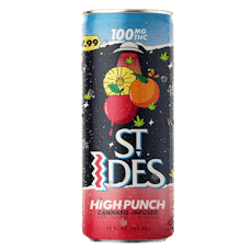St. Ides | Fruit Punch | High Punch Infused Beverage | 100mg 12oz