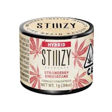 LIVE RESIN BADDER - STRAWBERRY CHEESECAKE 1G - STIIIZY