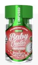 Strawberry Cough "Baby Jeeter" Infused Preroll 5pk | 0.5