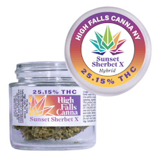 Sherbet X 3.5g Flower Jar | High Falls Canna