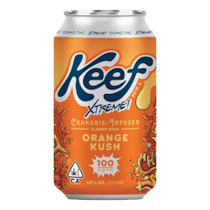 Keef | Orange Kush Xtreme 12oz | Soda | 100mg