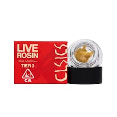 1g Governmint Oasis Tier 3 Live Rosin - CLSICS