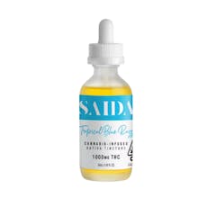 1000mg THC Sativa Tropical Blue Razz Tincture - Saida