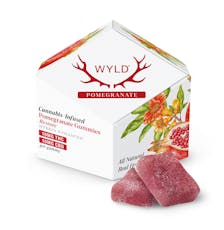 Wyld Gummies Pomegranate CBD 1:1