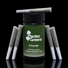 Garden Greens 5pk Prerolls 2.5g Red Hotz
