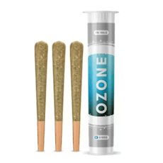 Ozone 3pk Prerolls 1.5g Dual OG