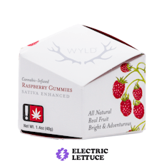 Wyld Sativa Raspberry Gummy 100mg