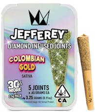 West Coast Cure - Colombian Gold Jefferey Infused Preroll 5pk 3.25g