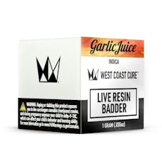 West Coast Cure - Garlic Juice Live Resin Badder 1g