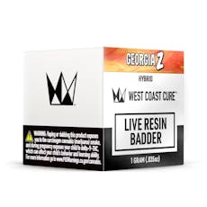 West Coast Cure - Georgia Z Live Resin Badder 1g