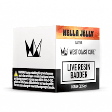 West Coast Cure - Hella Jelly Live Resin Badder 1g