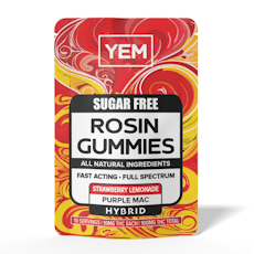 Strawberry Lemonade 10mg Sugar Free Gummies 10 Pack | YEM