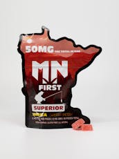 MN First | Cherry Berry Superior THC CBD Gummies | Indica | 50mg THC