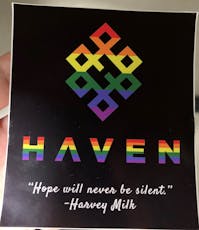 Haven - Harvey Milk Sticker