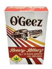 O'Geez | Wedding Cake | Heavy Hitters | Infused Pre-roll Pack | 10 x 0.5g