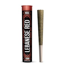 1g Lebanese Red Indica Hash Infused Pre-Roll - Sitka