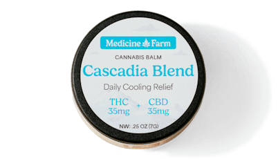 Cascadia Blend, Daily Cooling Relief, 1:1 THC:CBD, 0.25oz