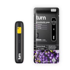 Turn - Granddaddy Purple Turn Down Disposable 1g