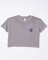 Crop Top T-Shirt (Grey) - XS