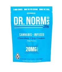 Dr. Norm's - 20's Chocolate Chip Cookies 5pk 100mg