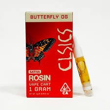 CLSICS Live Rosin Cart 1g Butterfly OG