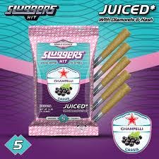 Sluggers Infused 5pk Prerolls 3.5g Champelli Cassis