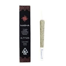Nasha Hash Infused Preroll 1g Purple Papaya Punch x Moroccan Peaches