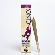 CLSICS Rosin Infused Preroll 1.3g Deep Purple