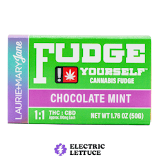Laurie + Mary Jane 1:1 Chocolate Mint Fudge 100mg
